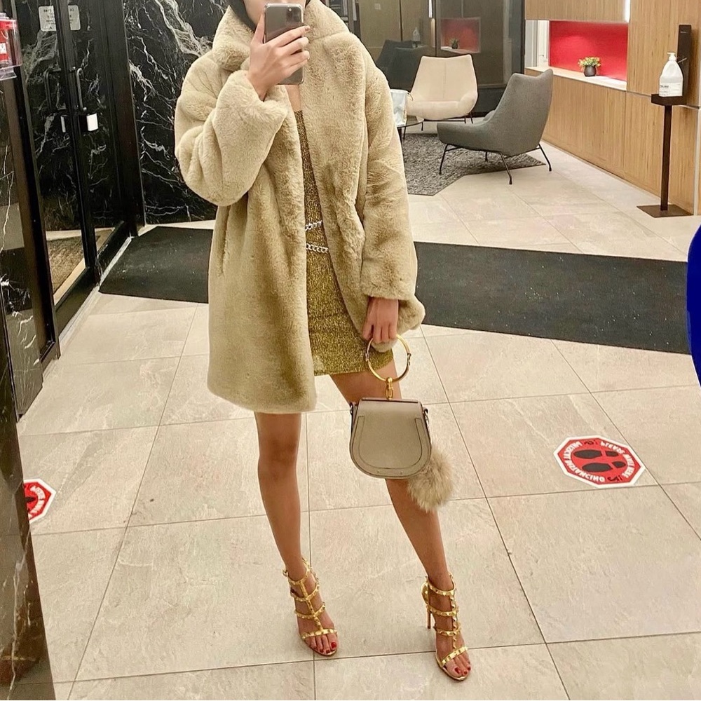 Zara Cream Teddy Jacket